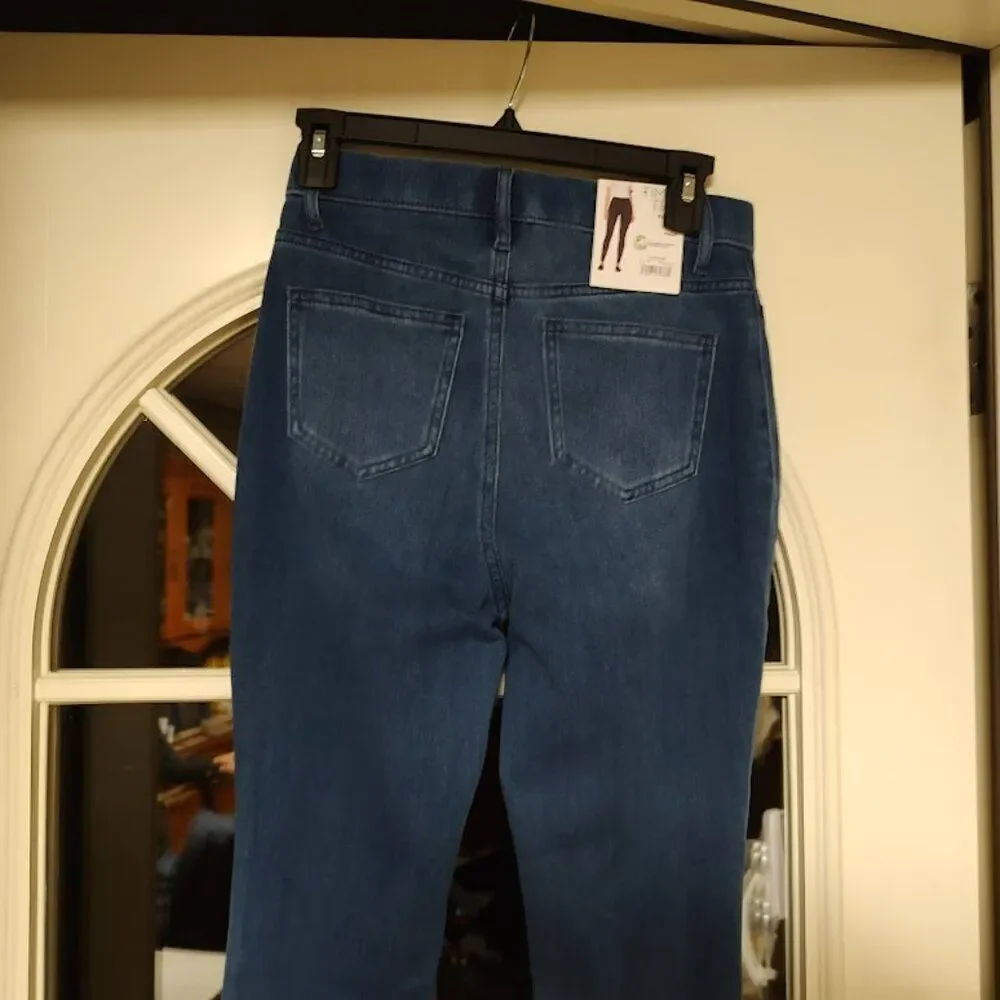 New Time And Tru Stretch Fitted High Rise Core Jeggings Size Women's XS 0/2